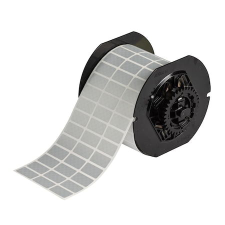 Brady B33 Series Tamper Evident Metallized Polyester Labels 0.5in H x 1in W SL 7000/RL B33-5-438